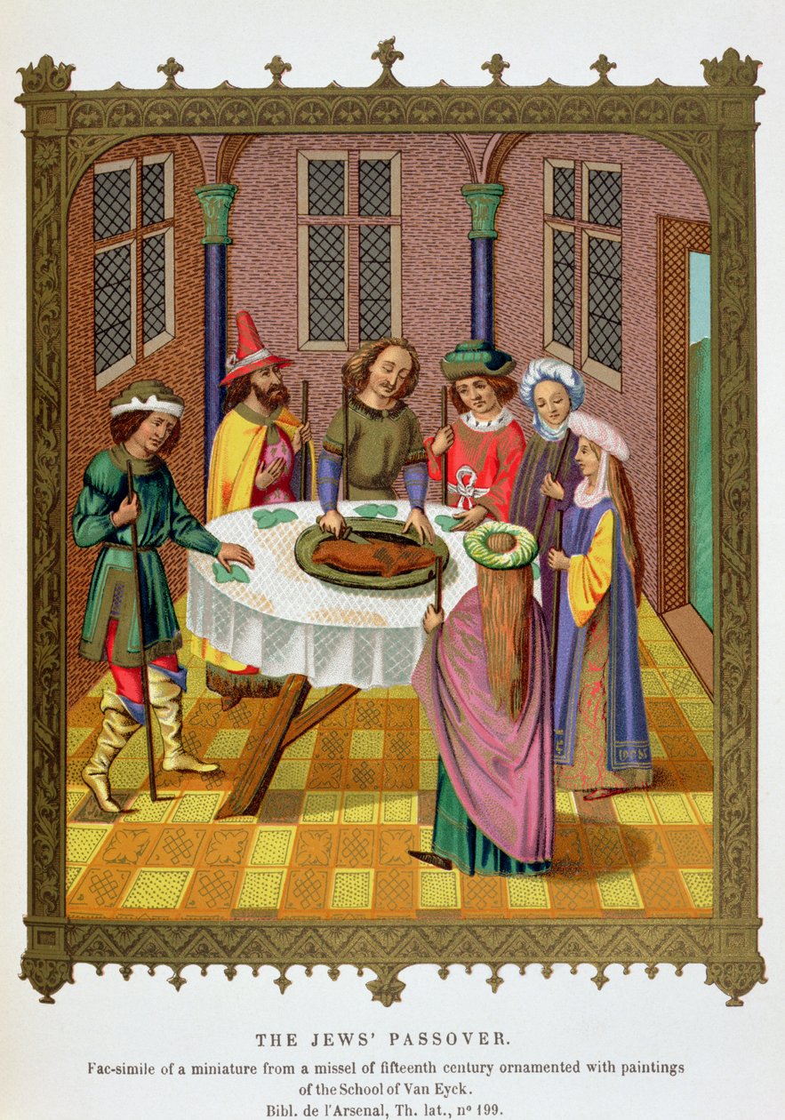 La Pasqua ebraica, facsimile di un messale del XV secolo ornato con dipinti da Jan van Eyck