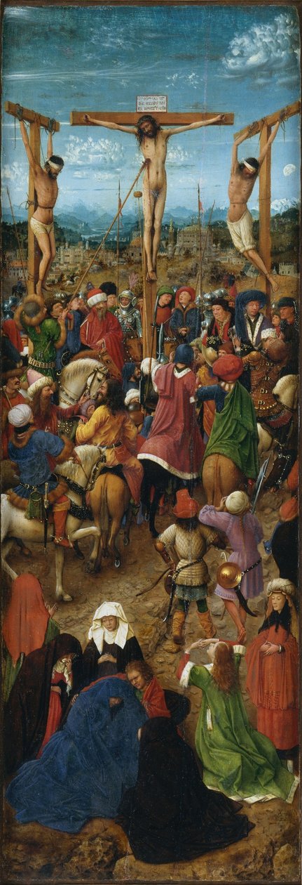 pannello sinistro del dittico da Jan van Eyck