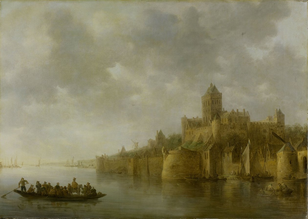 Het Valkhof a Nimega da Jan Josephsz van Goyen