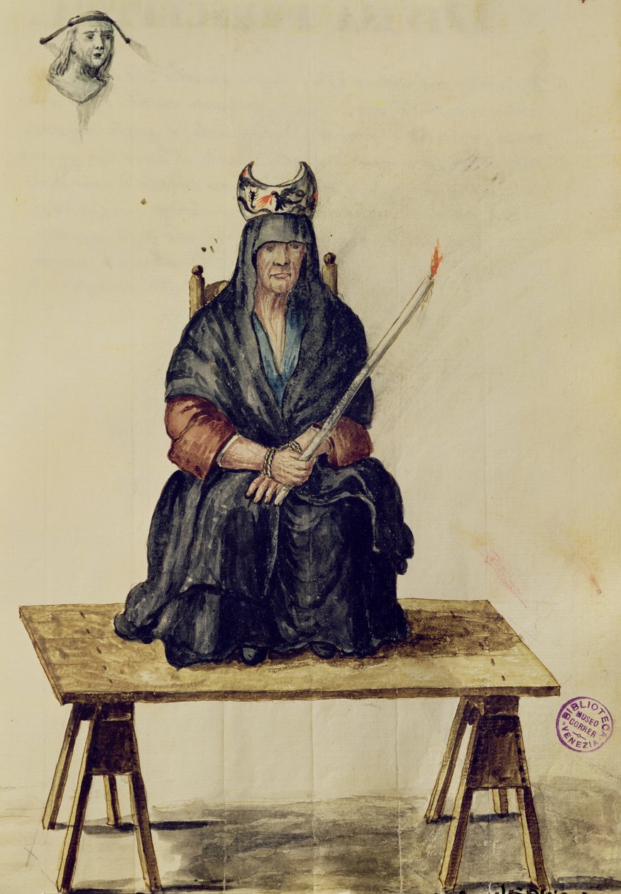 Punizione di una strega da Jan van Grevenbroeck