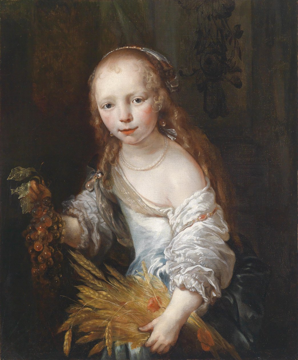 Ritratto di una giovane ragazza come Cerere da Jan van Noordt