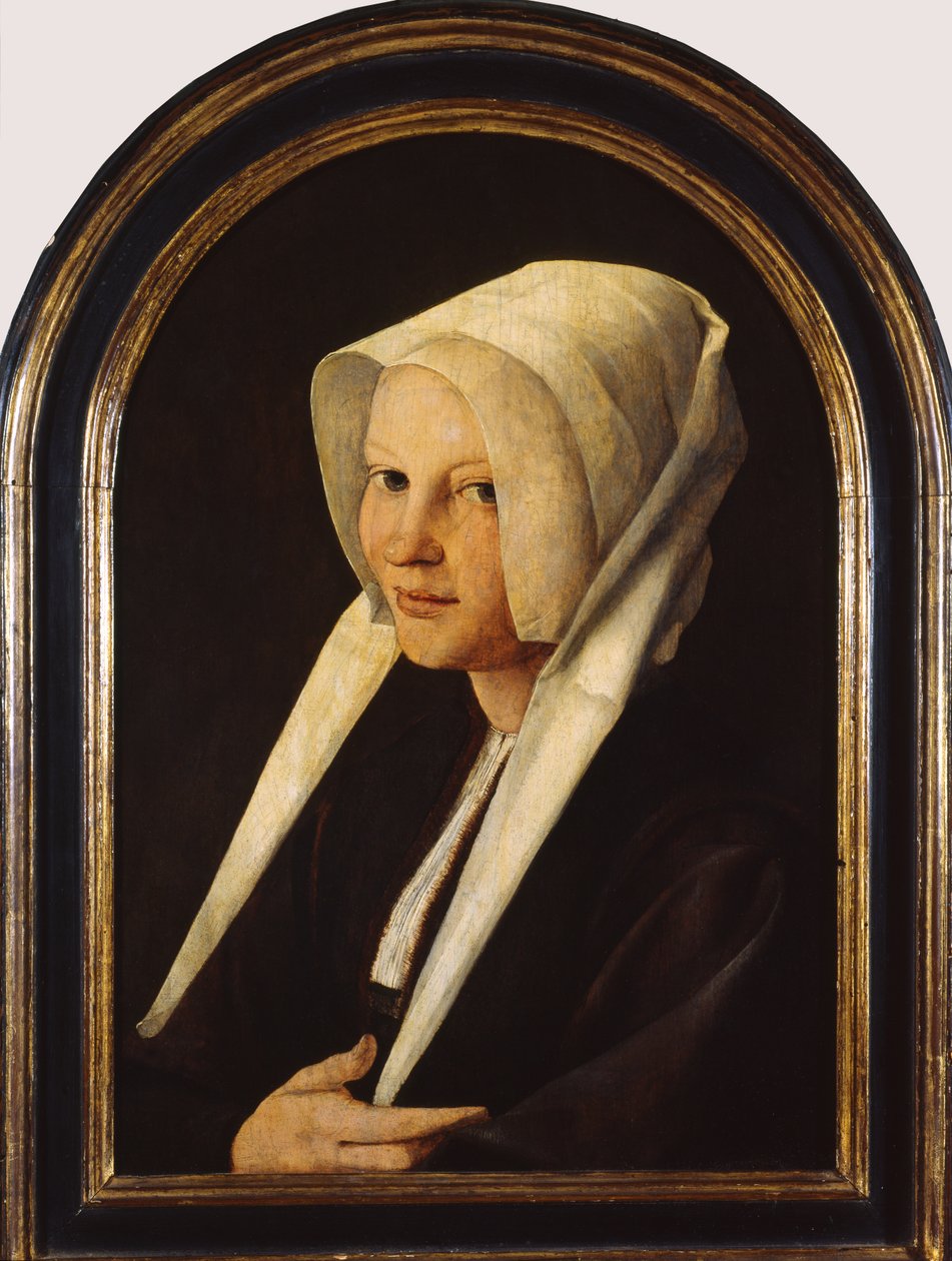 Ritratto di Agatha van Schoonhoven, 1529 da Jan van Scorel