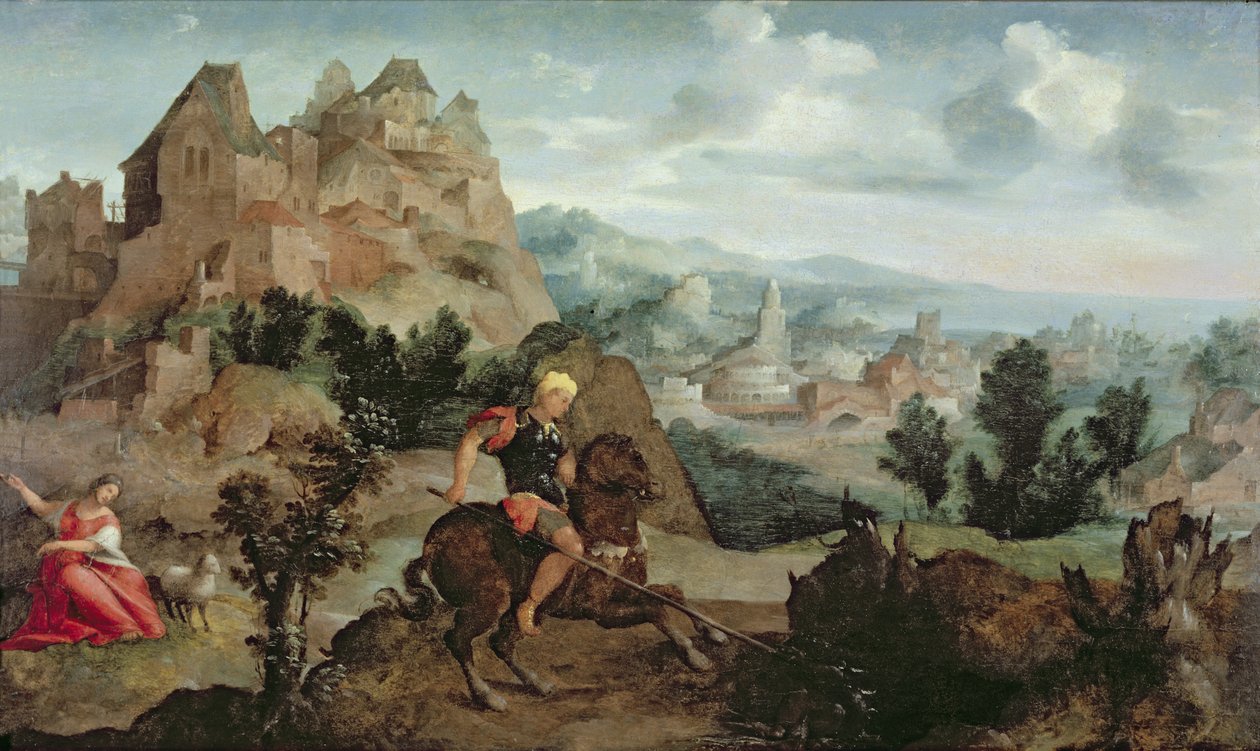 San Giorgio e il drago da Jan van Scorel