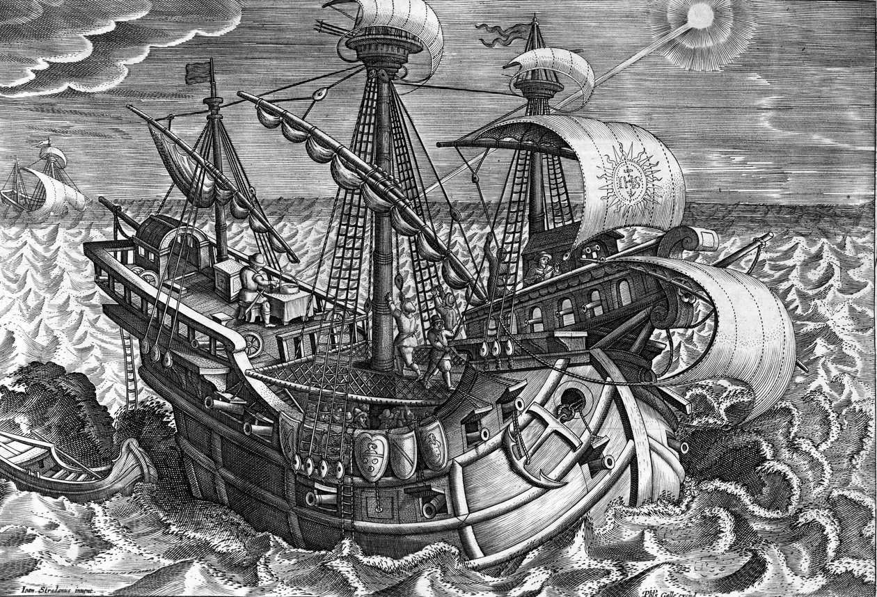 Calcolo della Longitudine con la Declinazione del Sole, tavola 17 da 