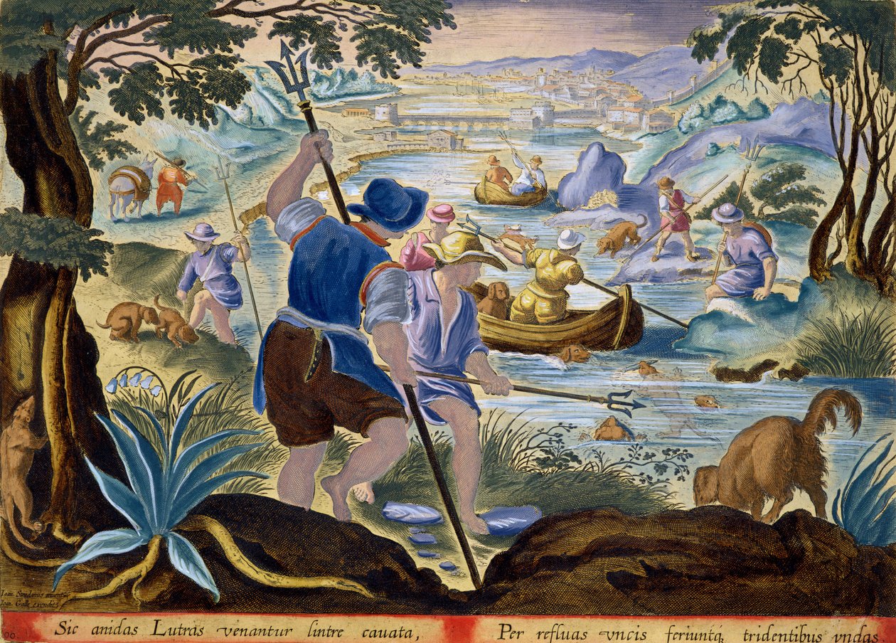 Pesca con tridenti, tavola 90 da 