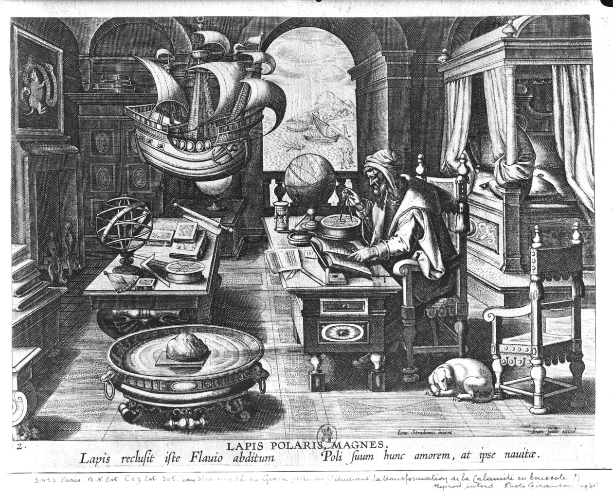 Flavio Gioia di Amalfi scopre il potere della calamita, tavola 3 da 