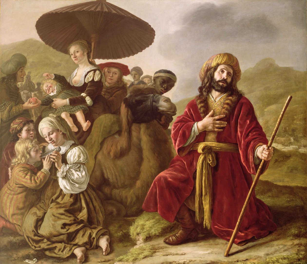 Giacobbe chiede perdono a Esaù da Jan (1620 76) Victors