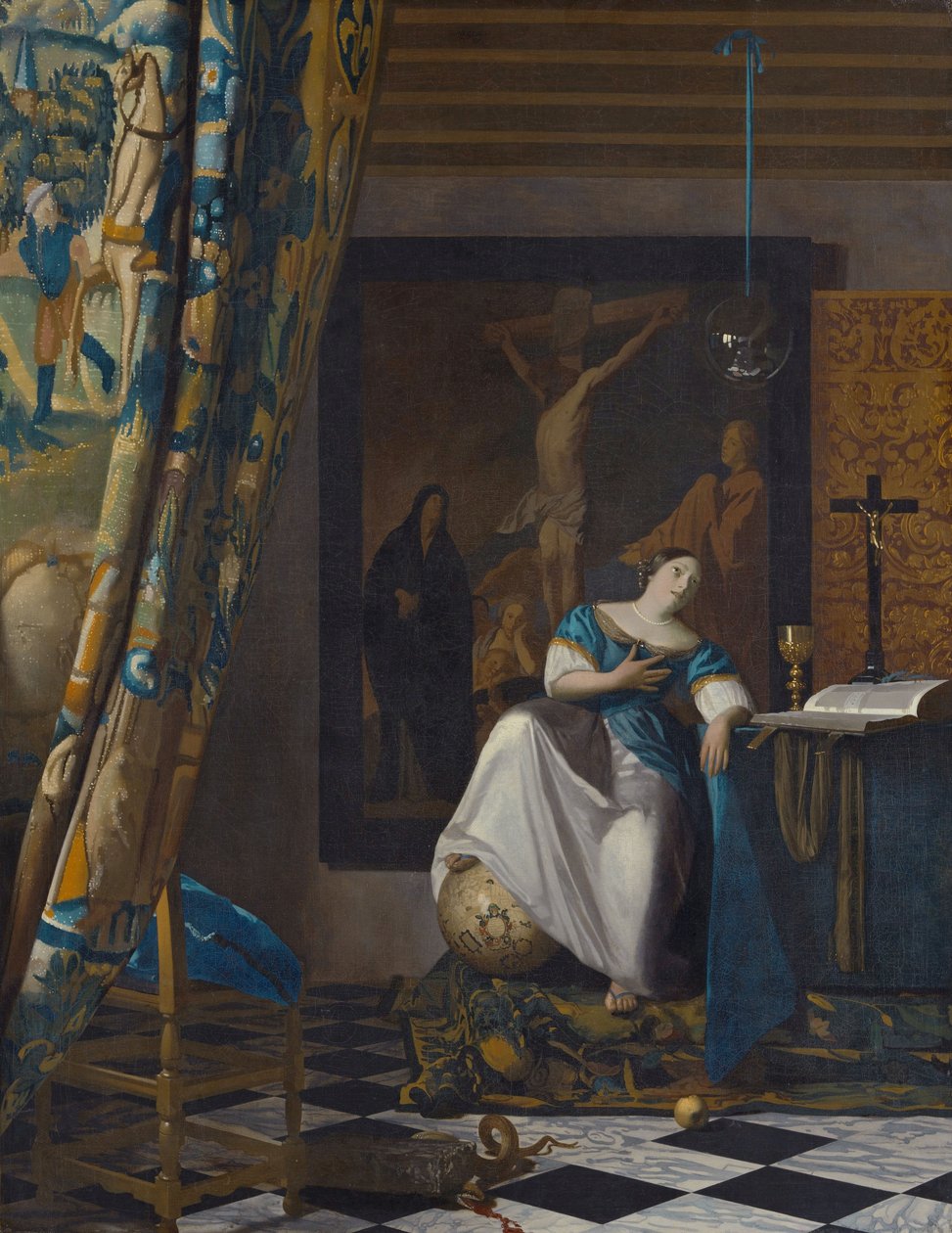 Allegoria della Fede, c.1672-74 da Jan (1632 75) Vermeer