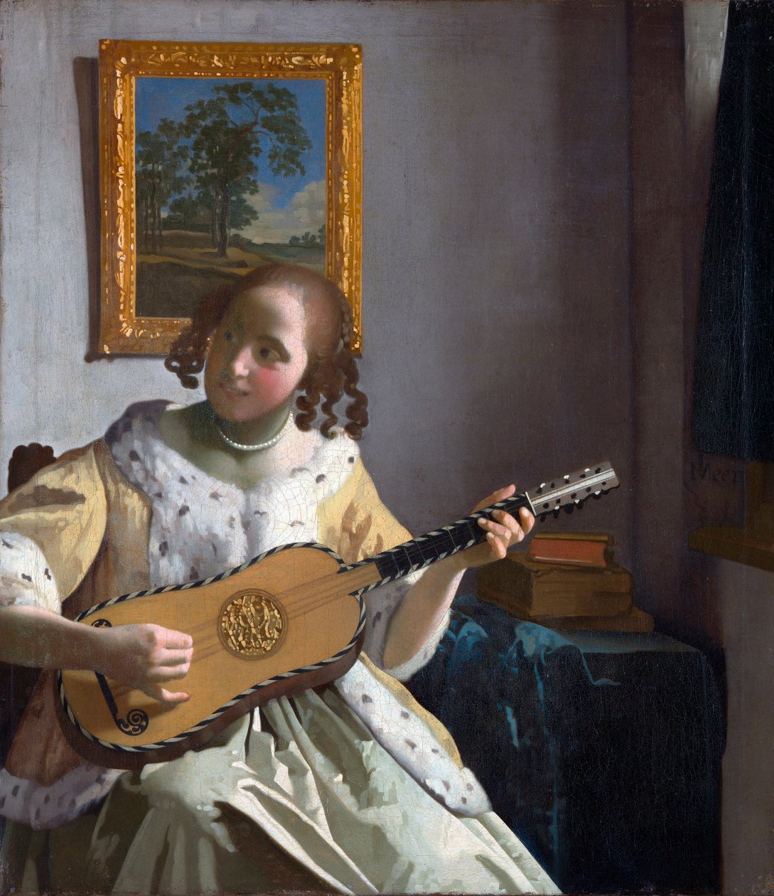 La suonatrice di chitarra da Johannes Vermeer