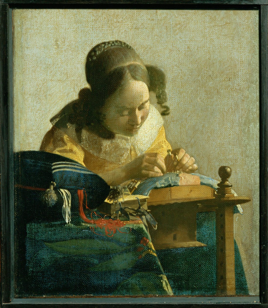 La merlettaia ... da Jan (1632 75) Vermeer