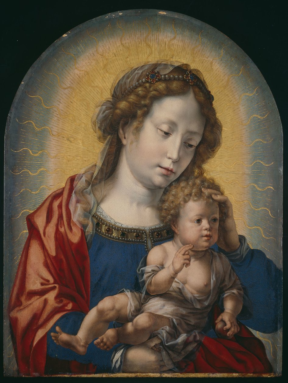 Vergine e Bambino, c.1520 da Jan (c.1472 c.1533) Gossaert
