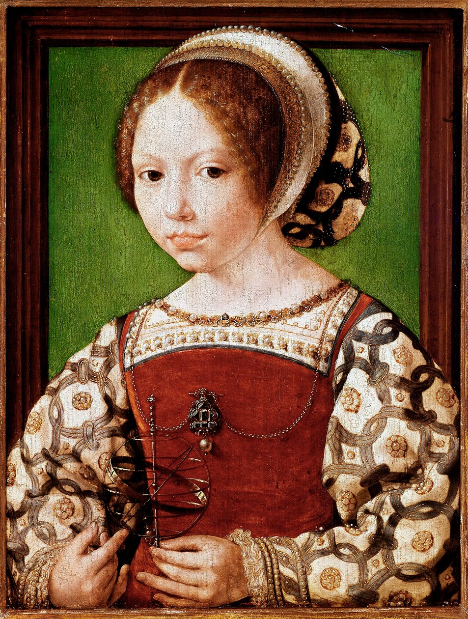 Ritratto di una giovane principessa, probabilmente Dorotea di Danimarca da Jan (c.1472 c.1533) Gossaert