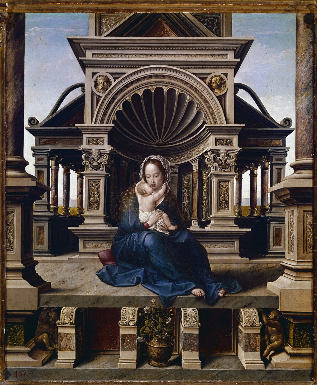 La Vergine di Lovanio da Jan (c.1472-c.1533) Gossaert