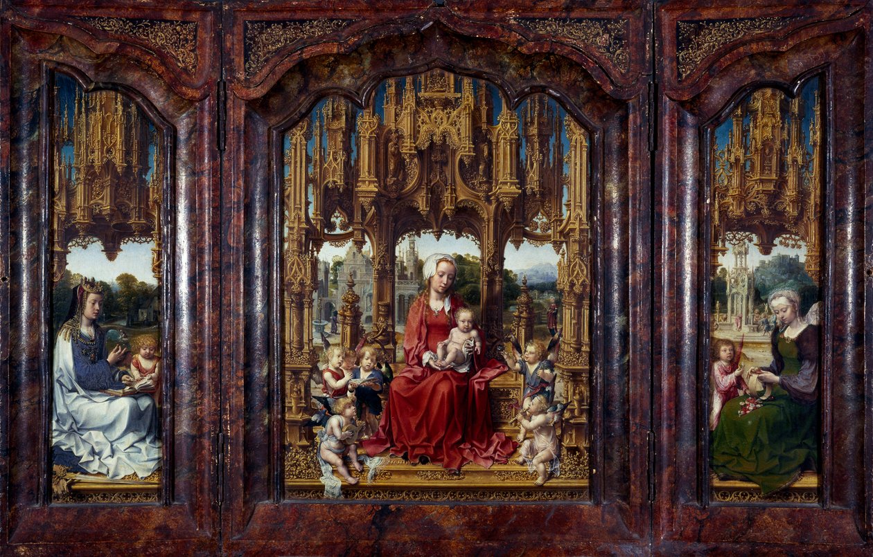Trittico di Malvern da Jan (c.1472 c.1533) Gossaert