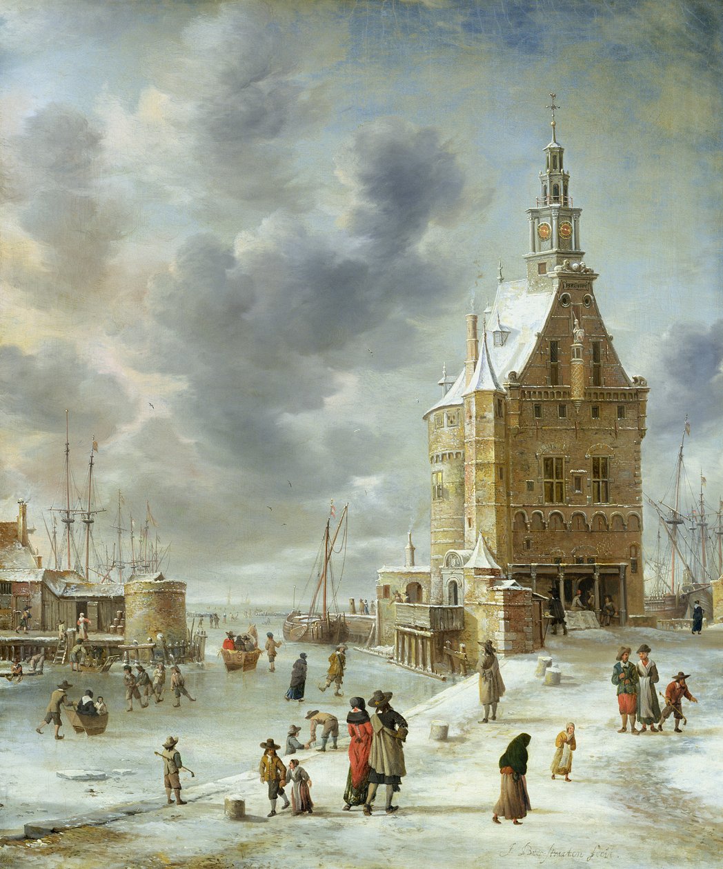 La Porta della Città di Hoorn da Jan Abrahamsz. Beerstraten