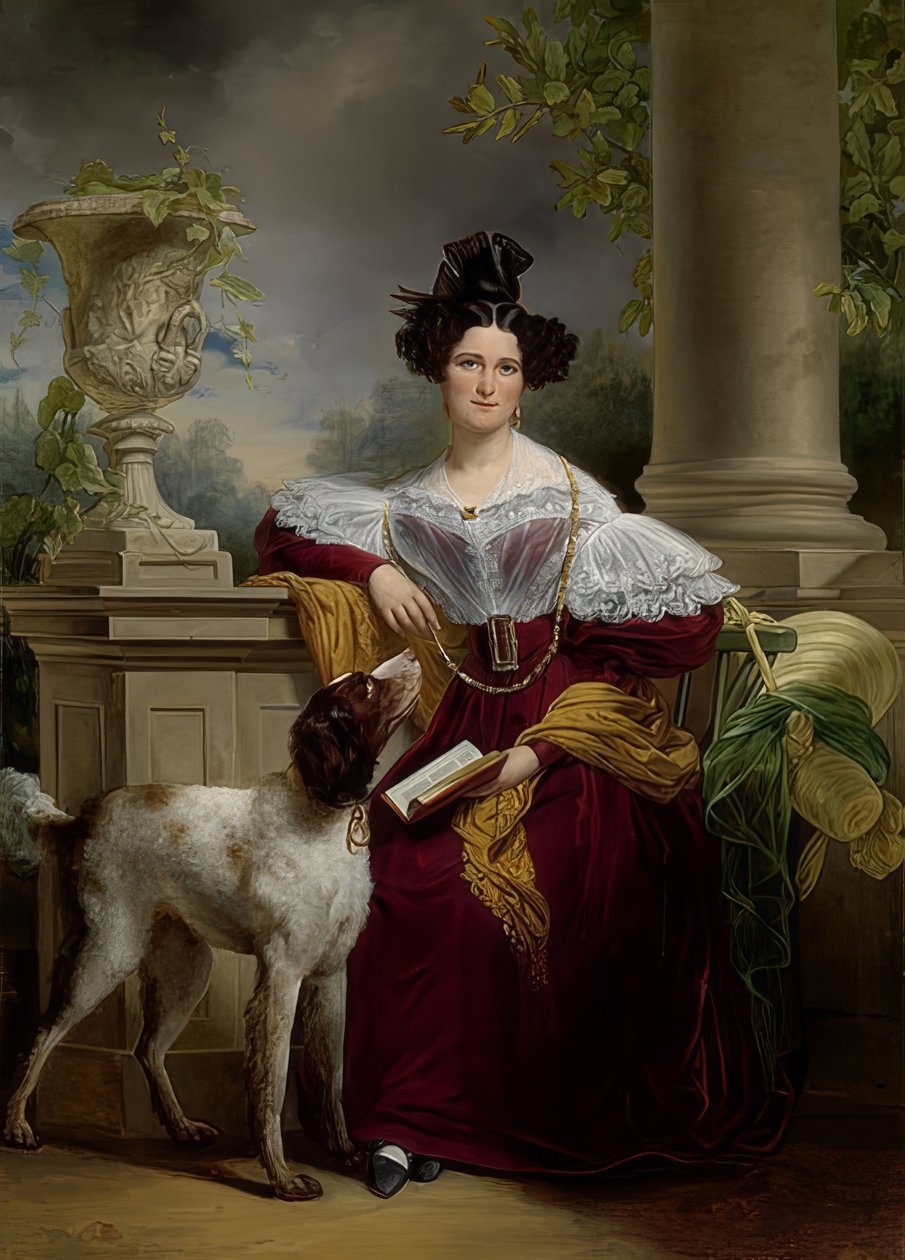 Ritratto di Alida Christina Assink da Jan Adam Janszoon Kruseman