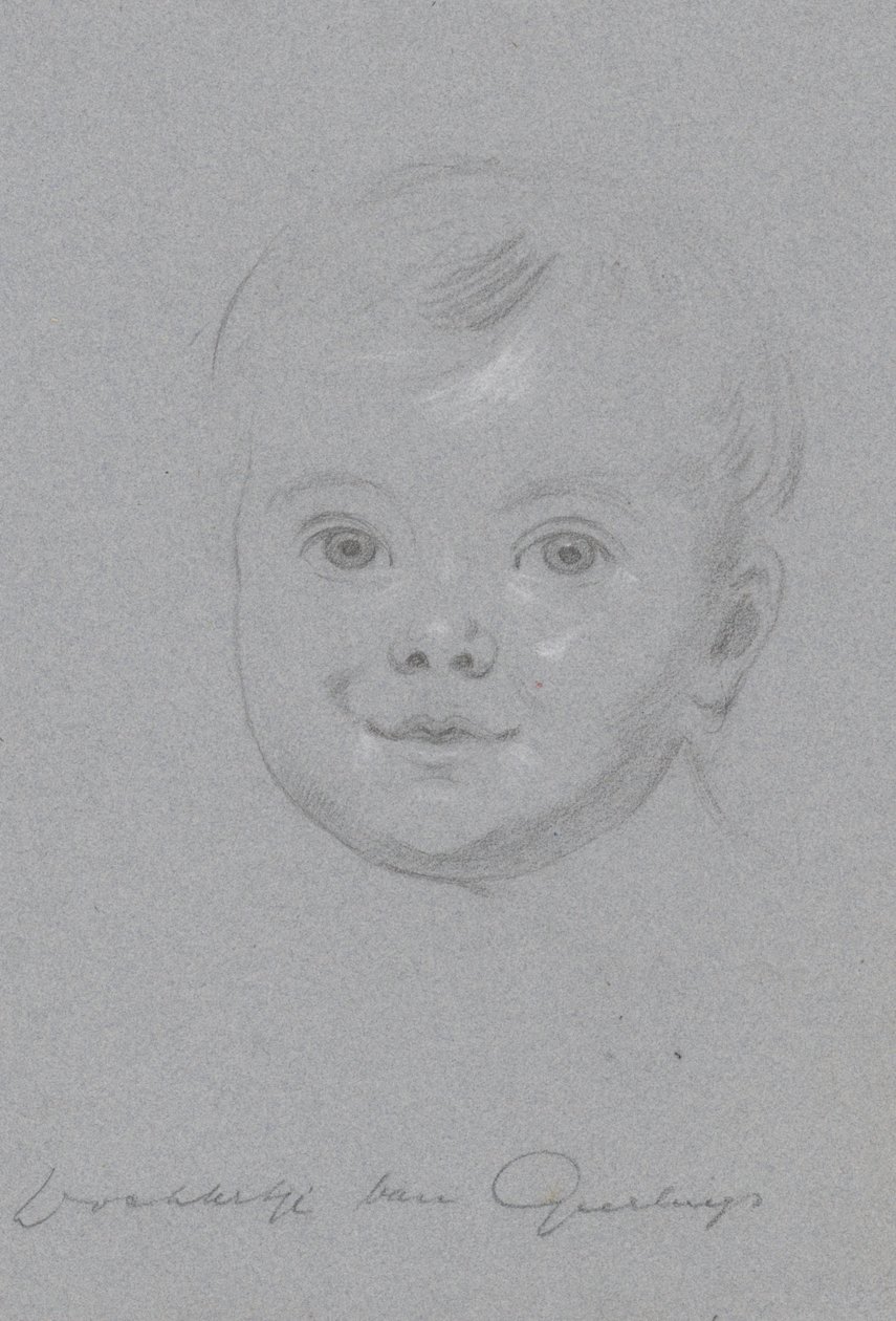 Ritratto della figlia di Geerlings da Jan Adam Kruseman