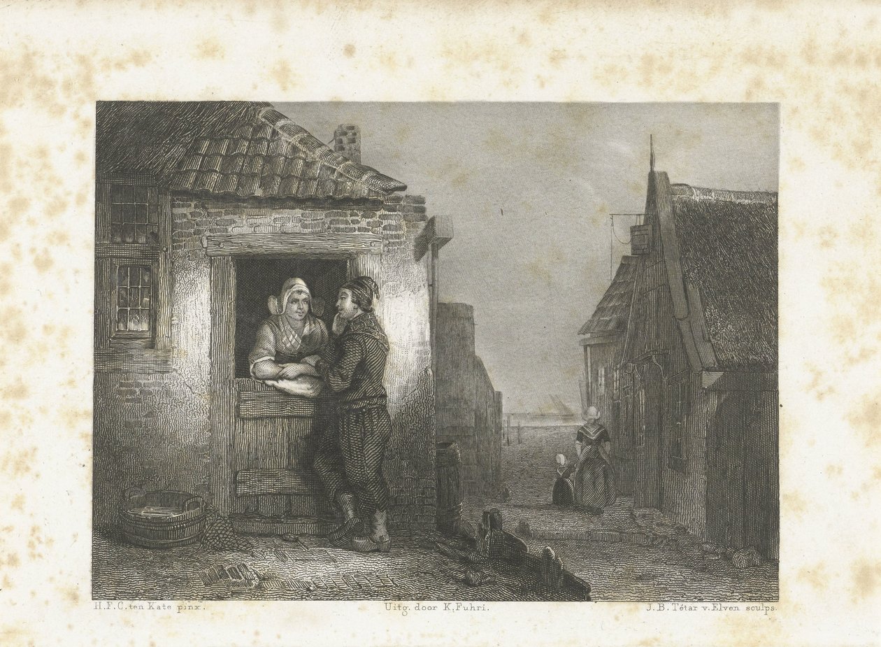 Coppia di Volendam da Jan Baptist Tetar van Elven