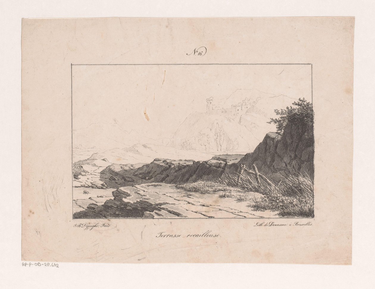 Piattaforma rocciosa da Jan Baptiste de Jonghe