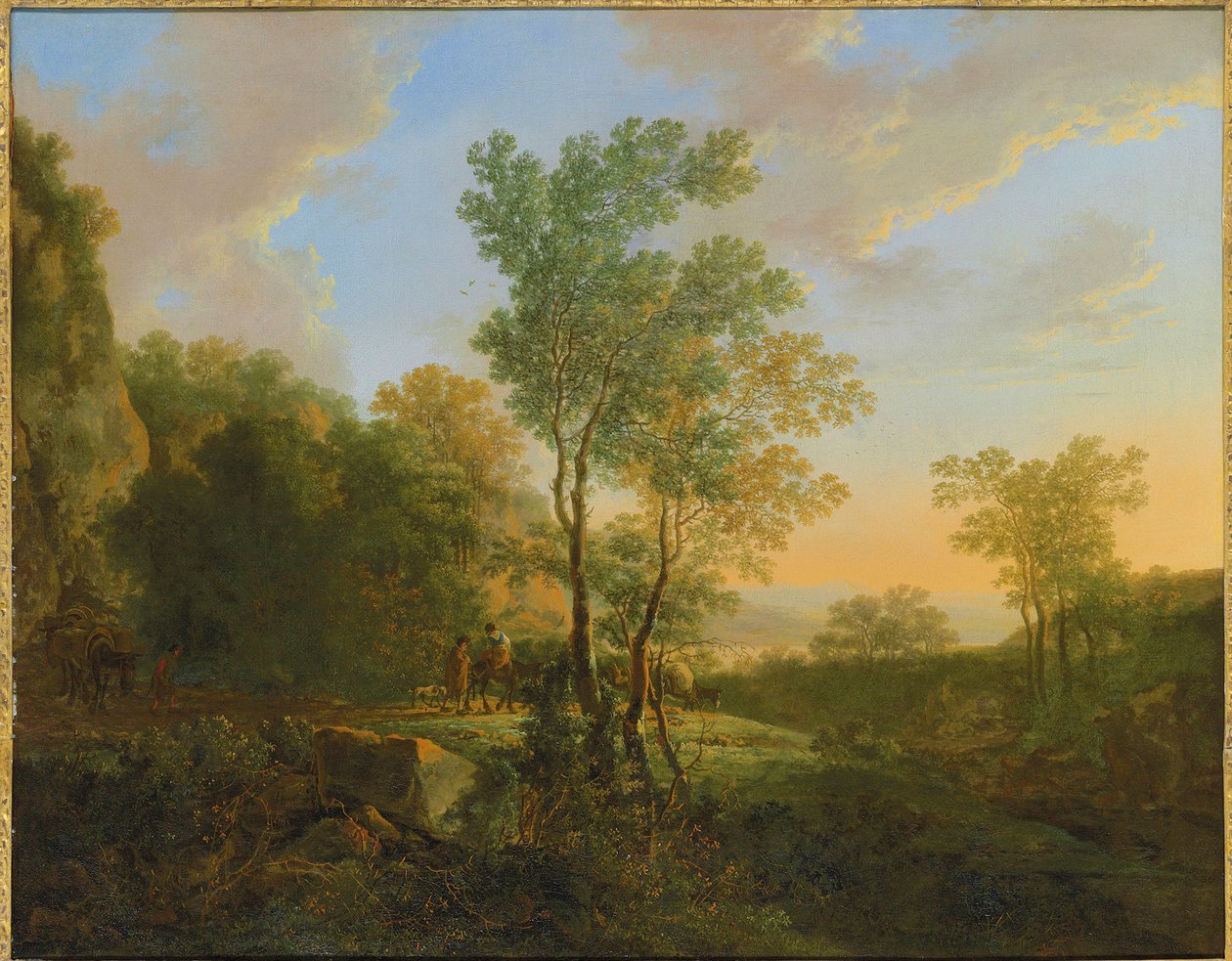 Un paesaggio boschivo all