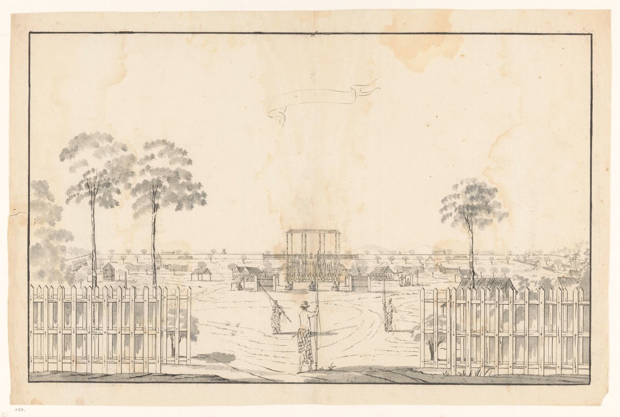 Il kraton a Djocja (Mataram) da Jan Brandes