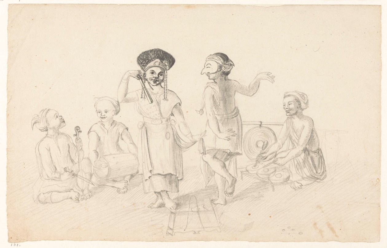 Danza giavanese da Jan Brandes
