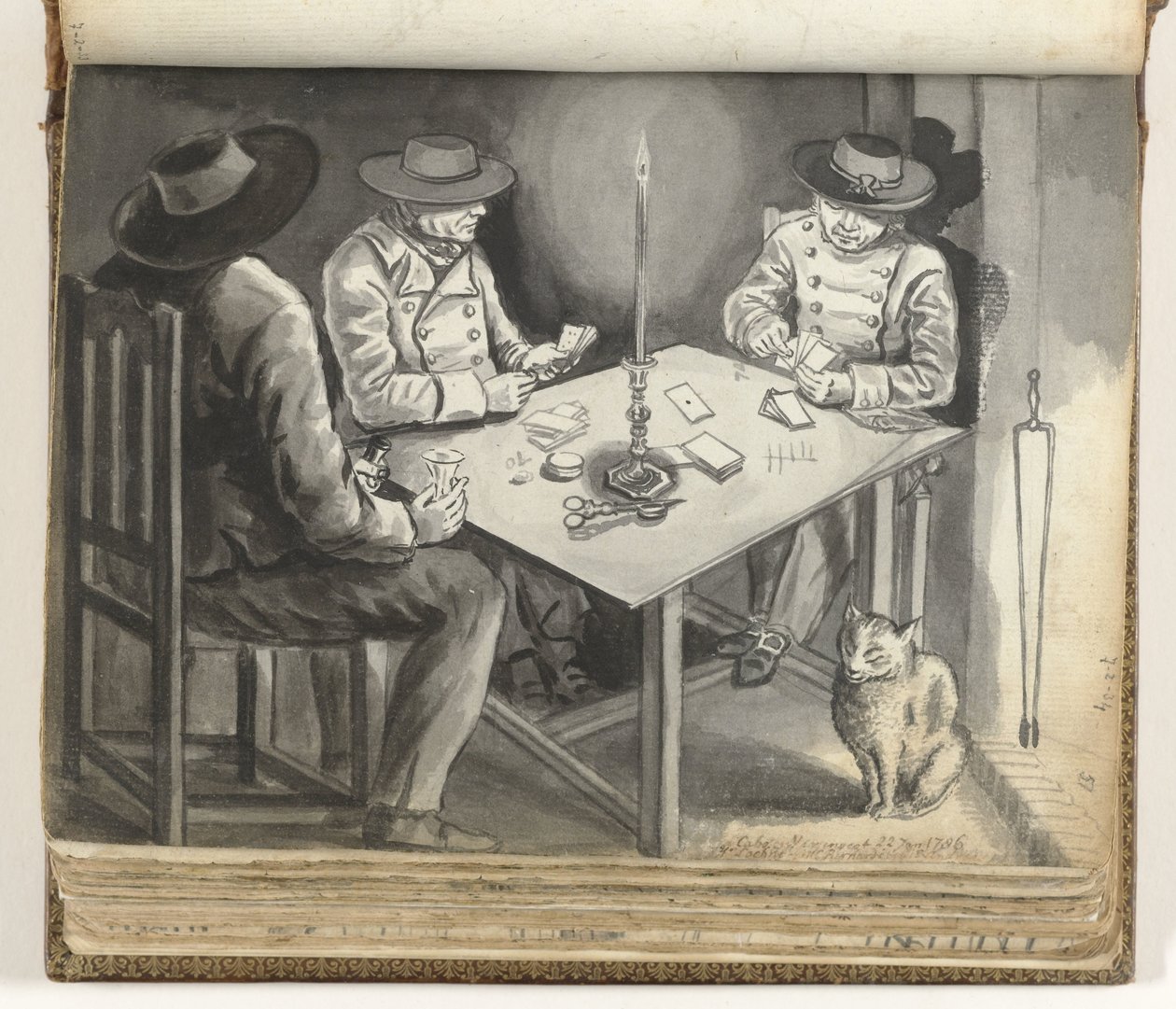Serata di carte da Lochner da Jan Brandes