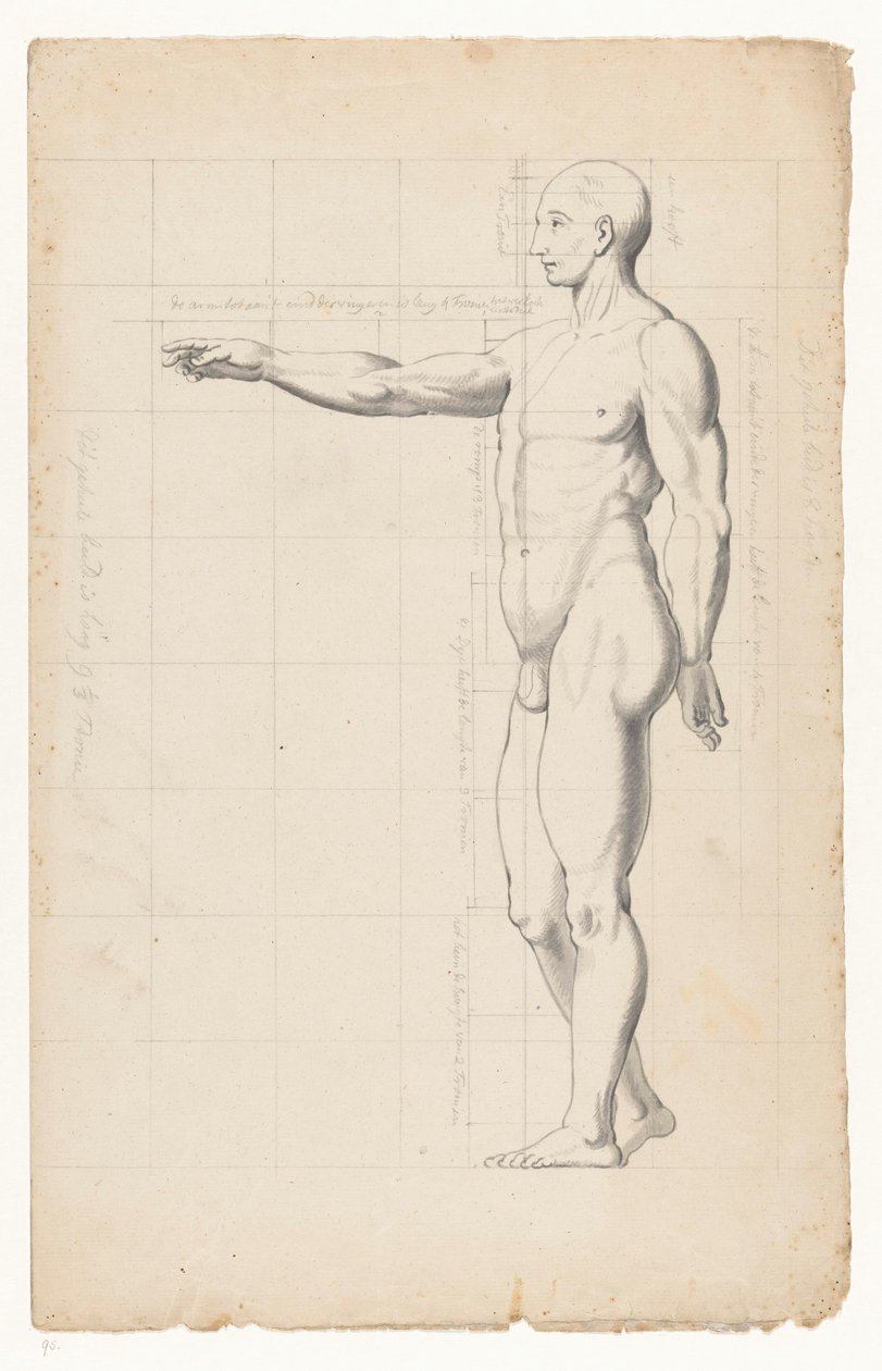 Studi di nudo di uomo e donna da Jan Brandes