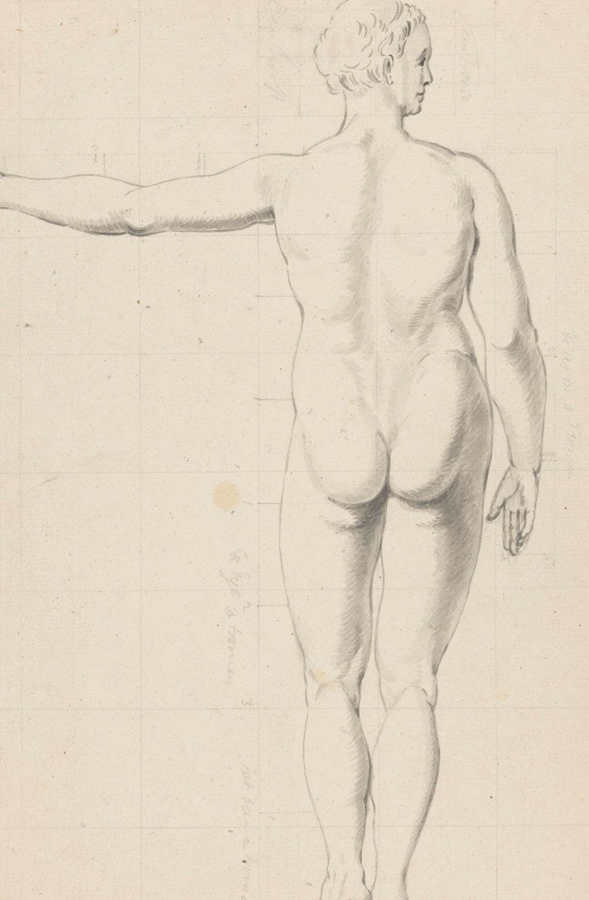 Studi di nudo di donna e uomo, visti di schiena da Jan Brandes