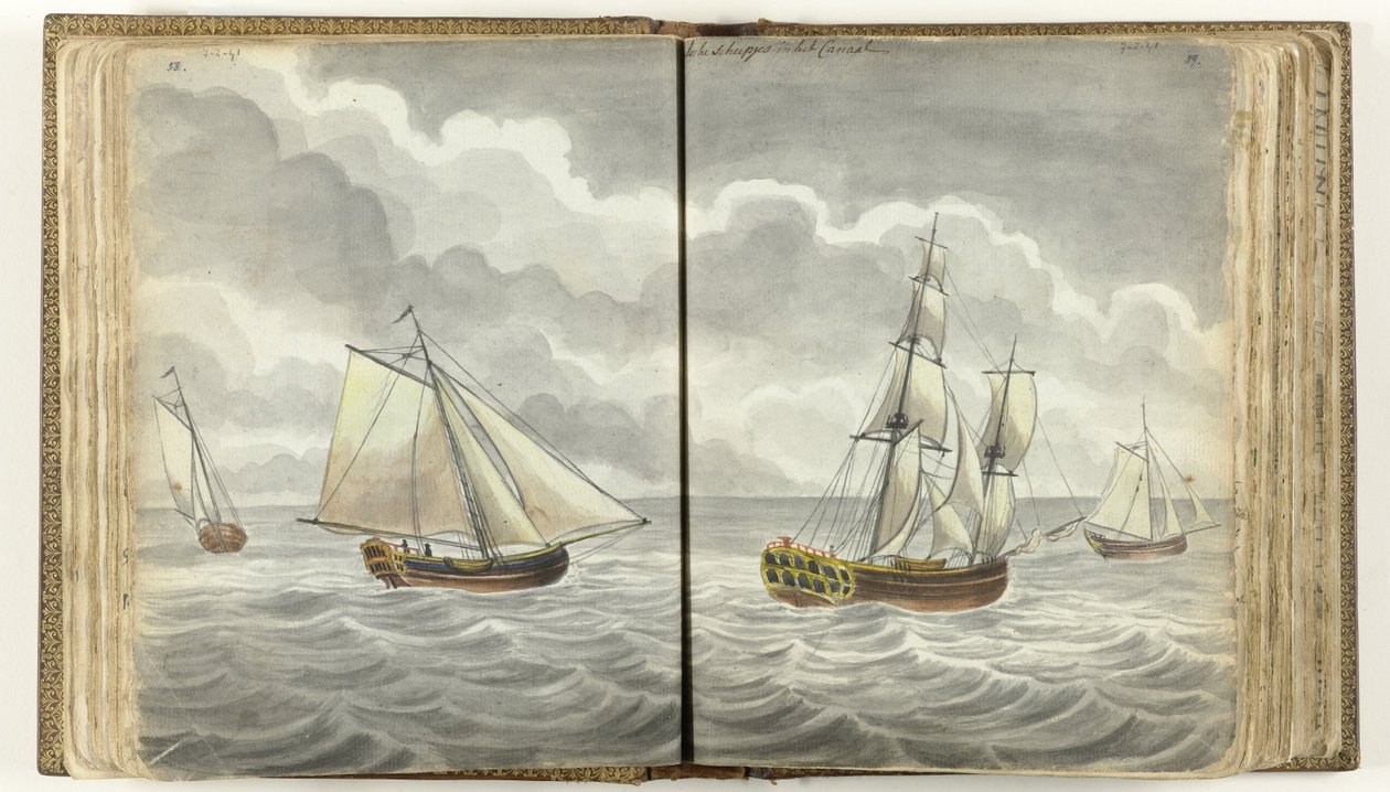 Navi nel Canale da Jan Brandes