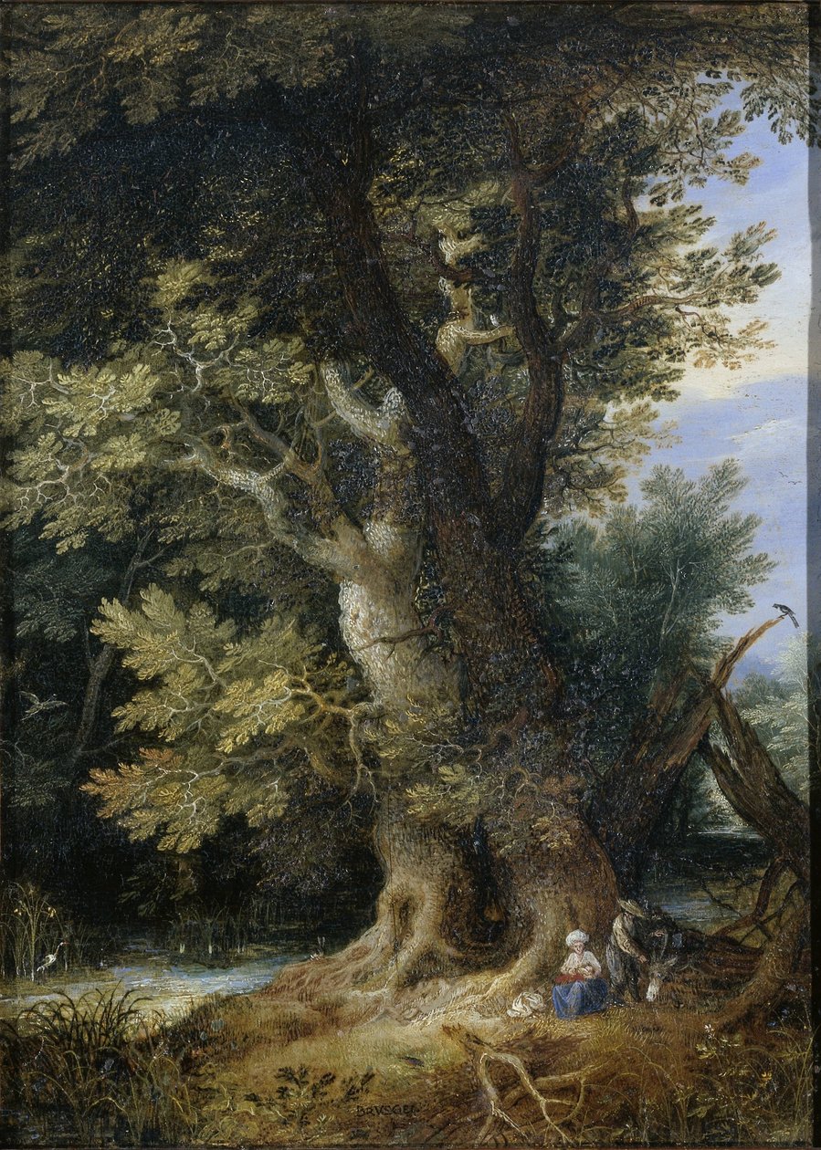 Riposo durante la fuga in Egitto da Jan Brueghel (I) (manner of)