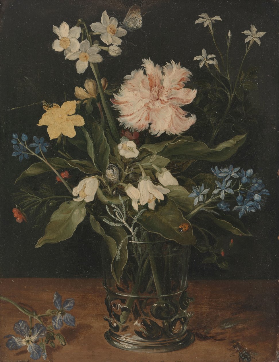 Natura morta con fiori in un bicchiere da Jan Brueghel (I)