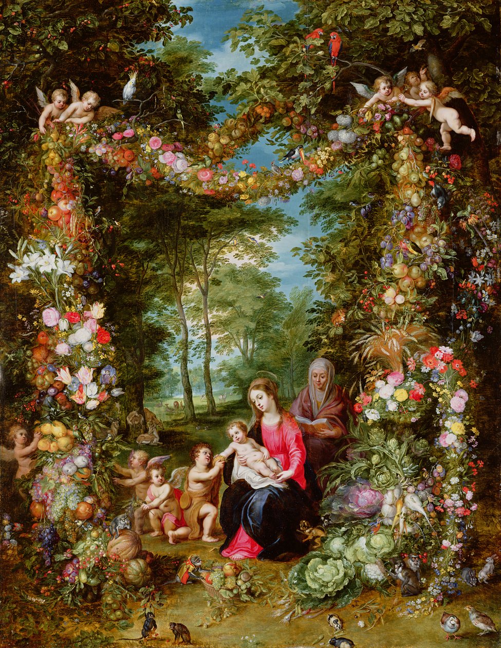La Vergine e il Bambino con il piccolo San Giovanni Battista, Sant