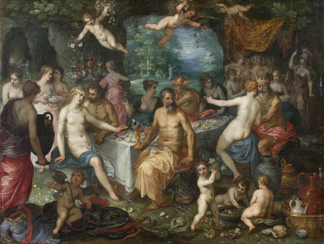 Il banchetto degli dei. Il matrimonio di Peleo e Teti da Jan Brueghel d.Æ.