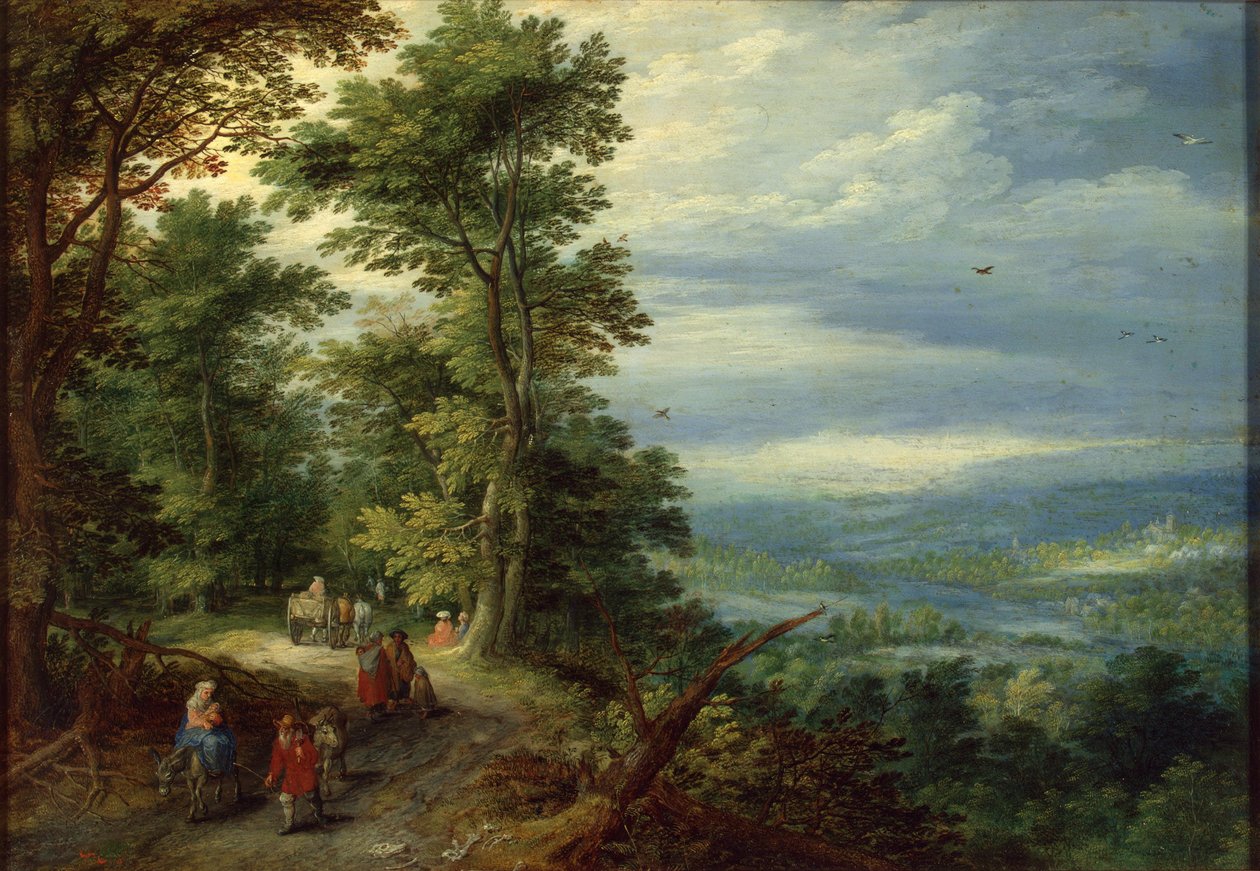 Ai margini della foresta (La fuga in Egitto)






















)" da Jan Brueghel the Elder