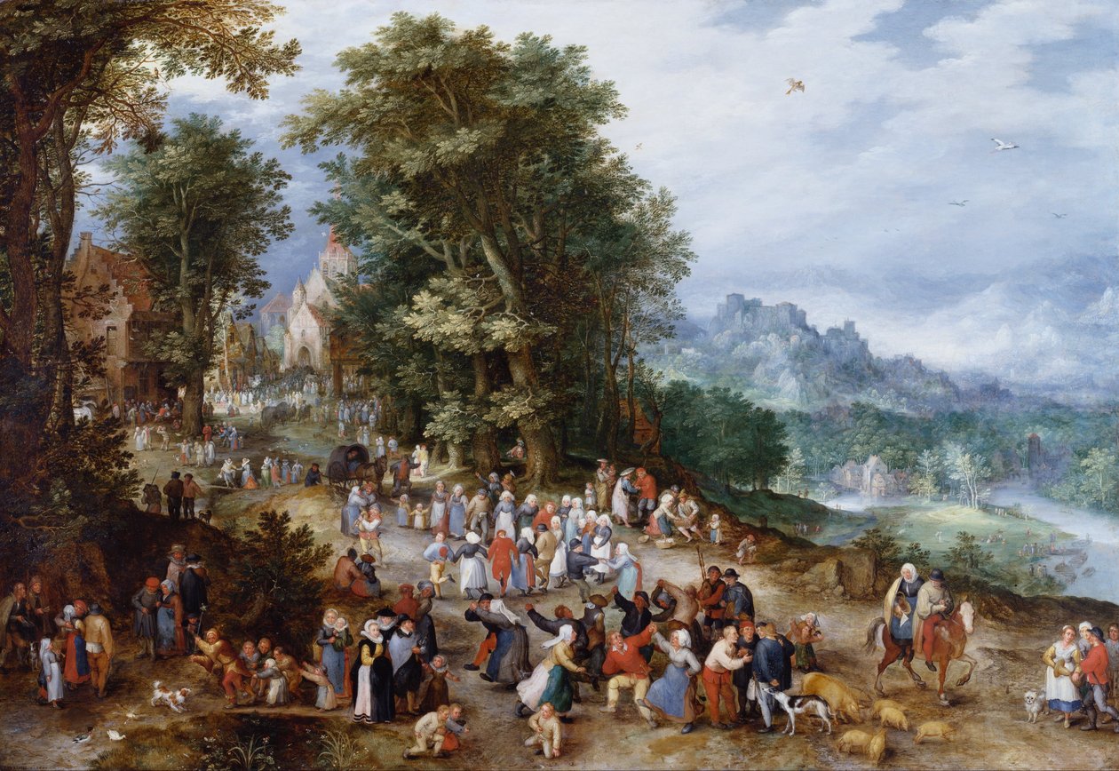 Fiera fiamminga da Jan Brueghel the Elder