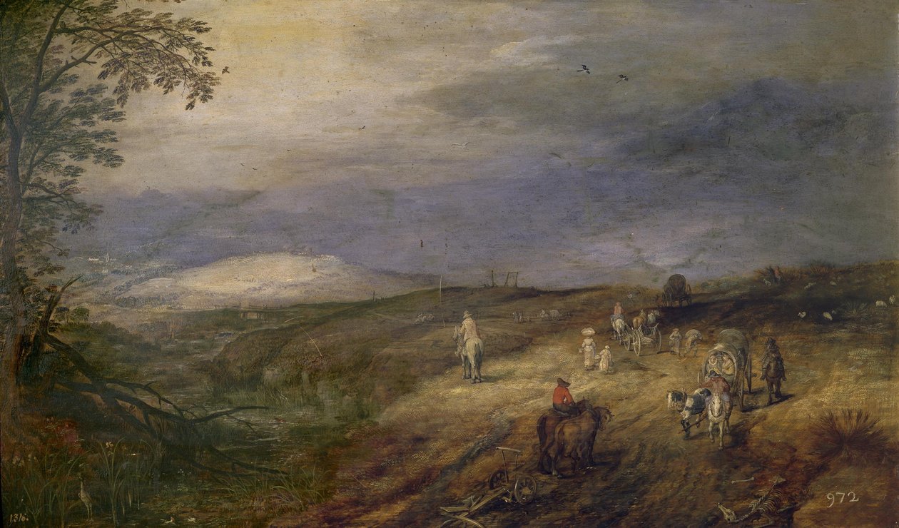 Strada forestale da Jan Brueghel the Elder