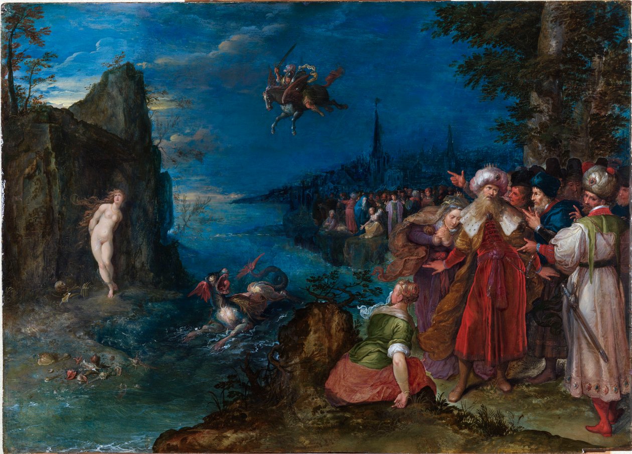 Perseo libera Andromeda da Jan Brueghel the Elder