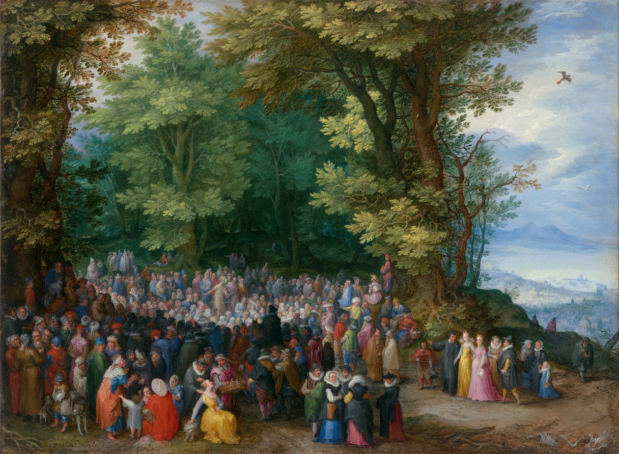 Il Discorso della Montagna da Jan Brueghel the Elder