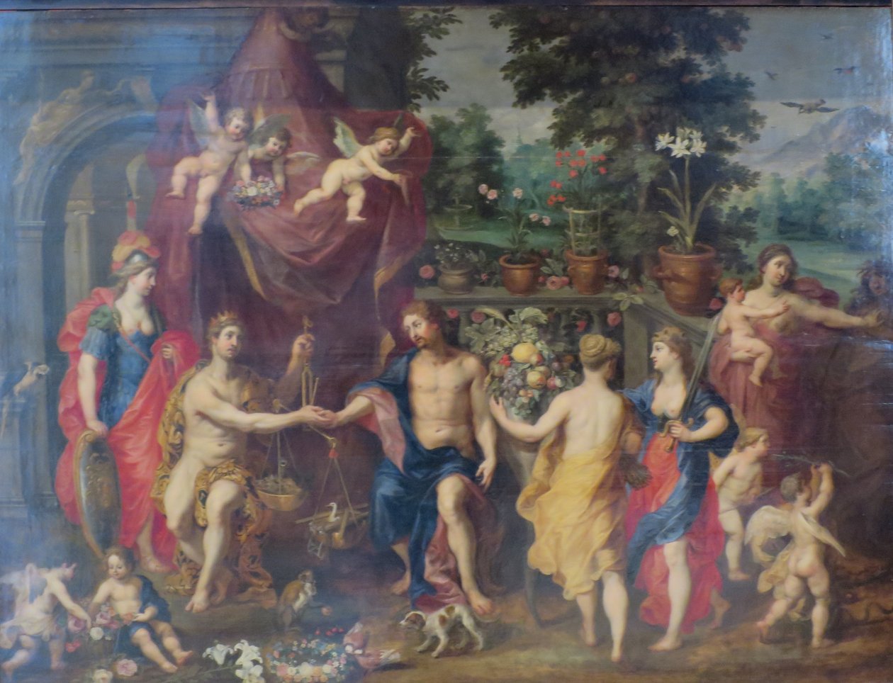 Allegoria della vita virtuosa da Jan Brueghel the Younger