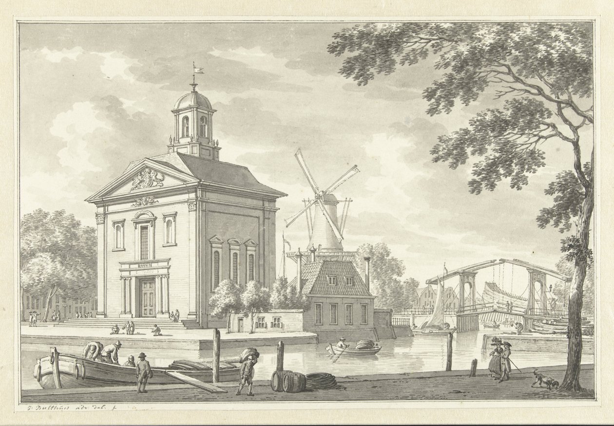 La chiesa inglese a Rotterdam da Jan Bulthuis