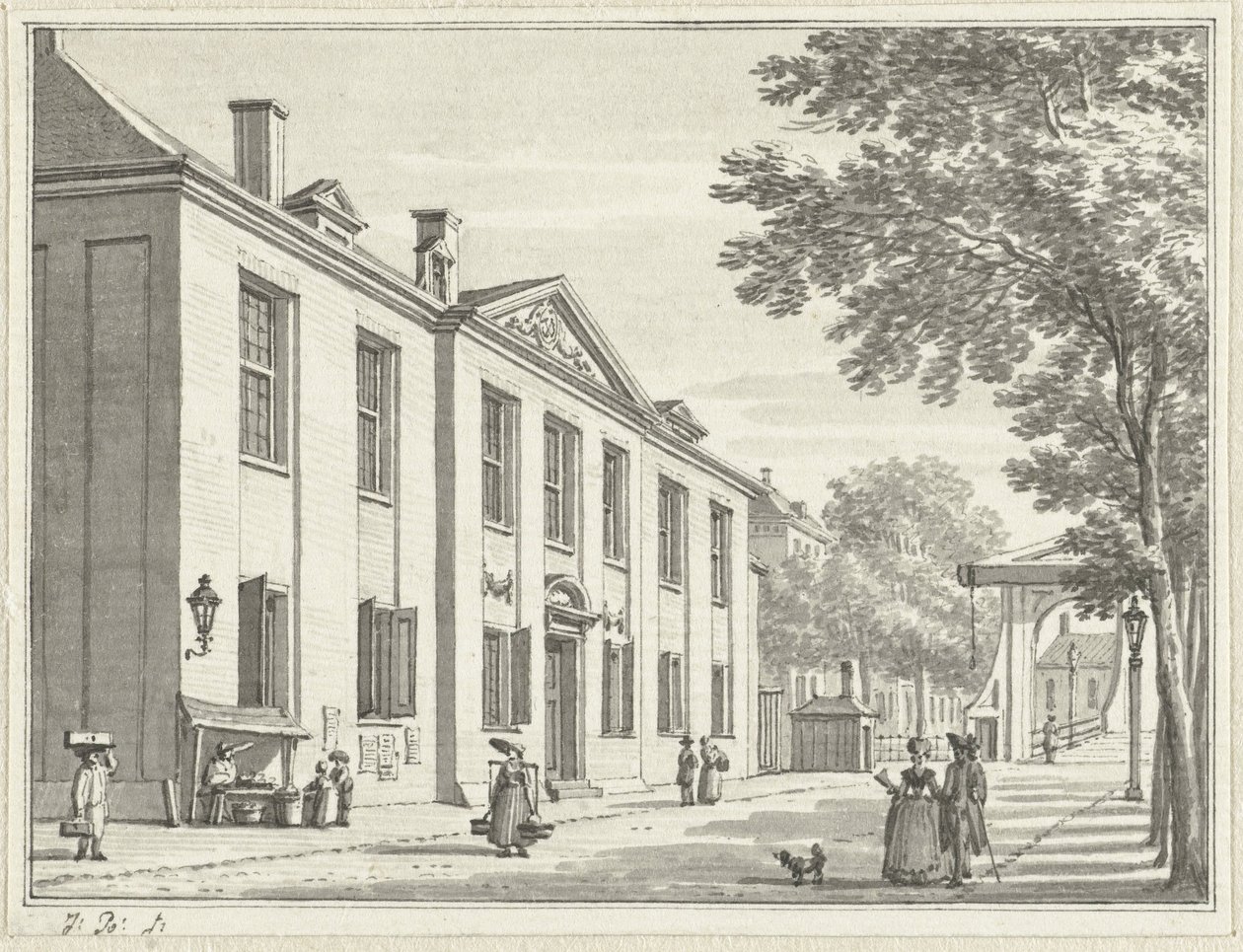 Il Prinsenhof a Rotterdam da Jan Bulthuis