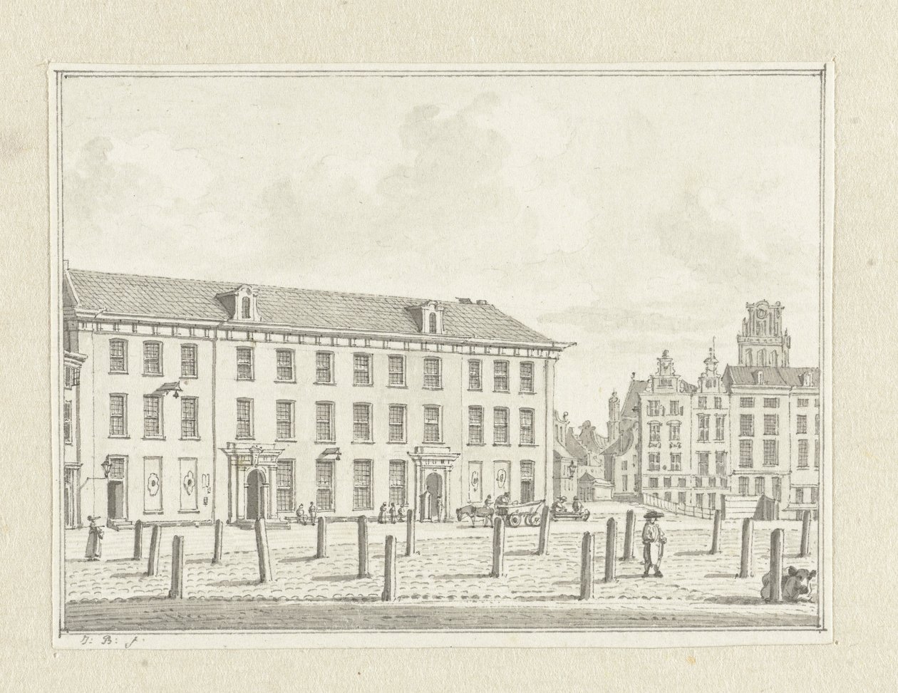 Casa dei portatori di sacchi a Rotterdam da Jan Bulthuis
