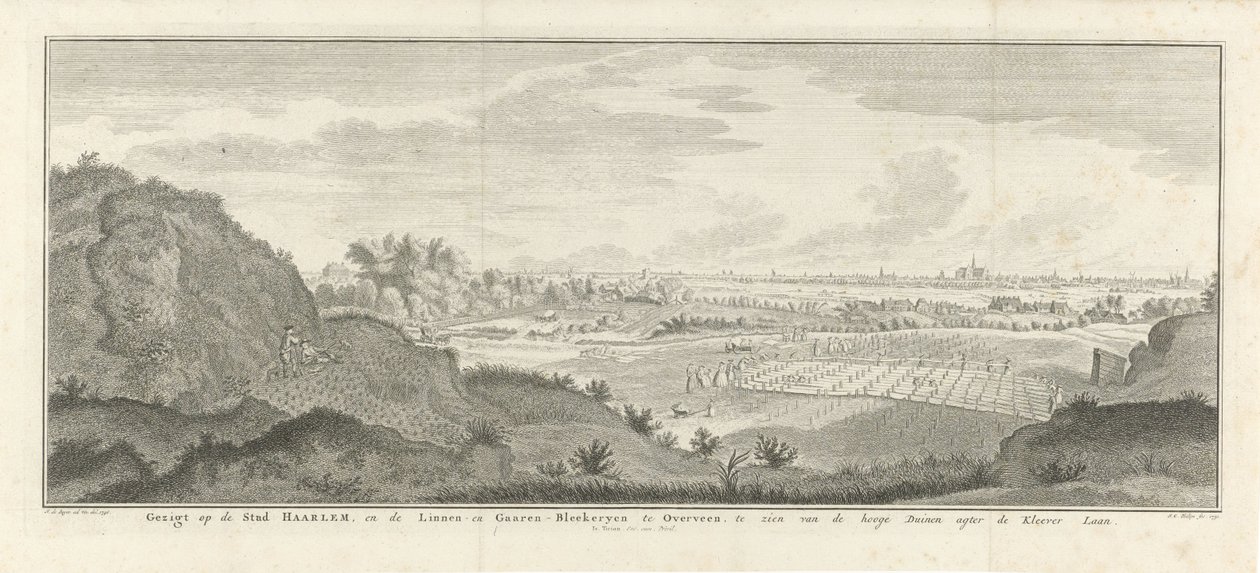Vista su Haarlem e Overveen da Jan Caspar Philips