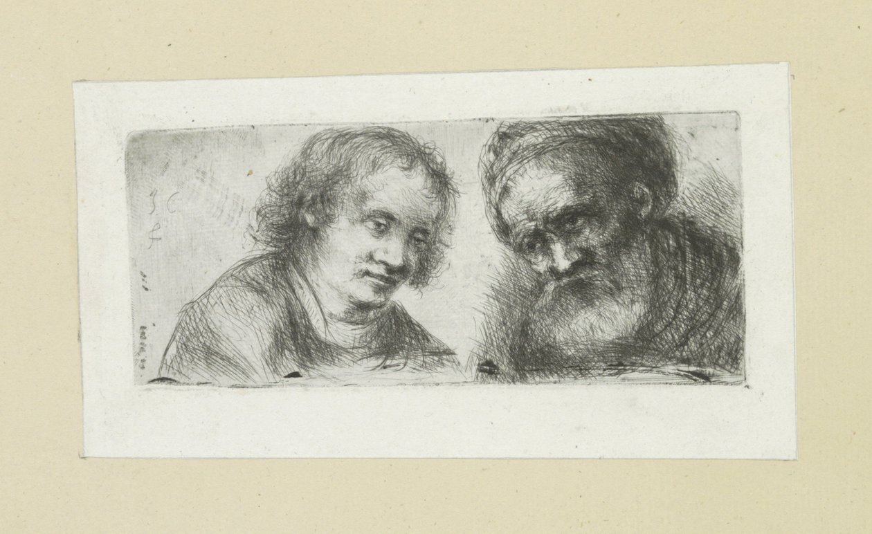Giovane e vecchio da Jan Chalon