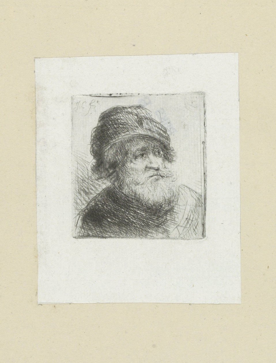 Vecchio con turbante da Jan Chalon