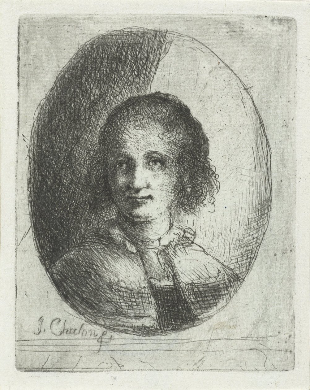 Ritratto di Christina Chalon da Jan Chalon