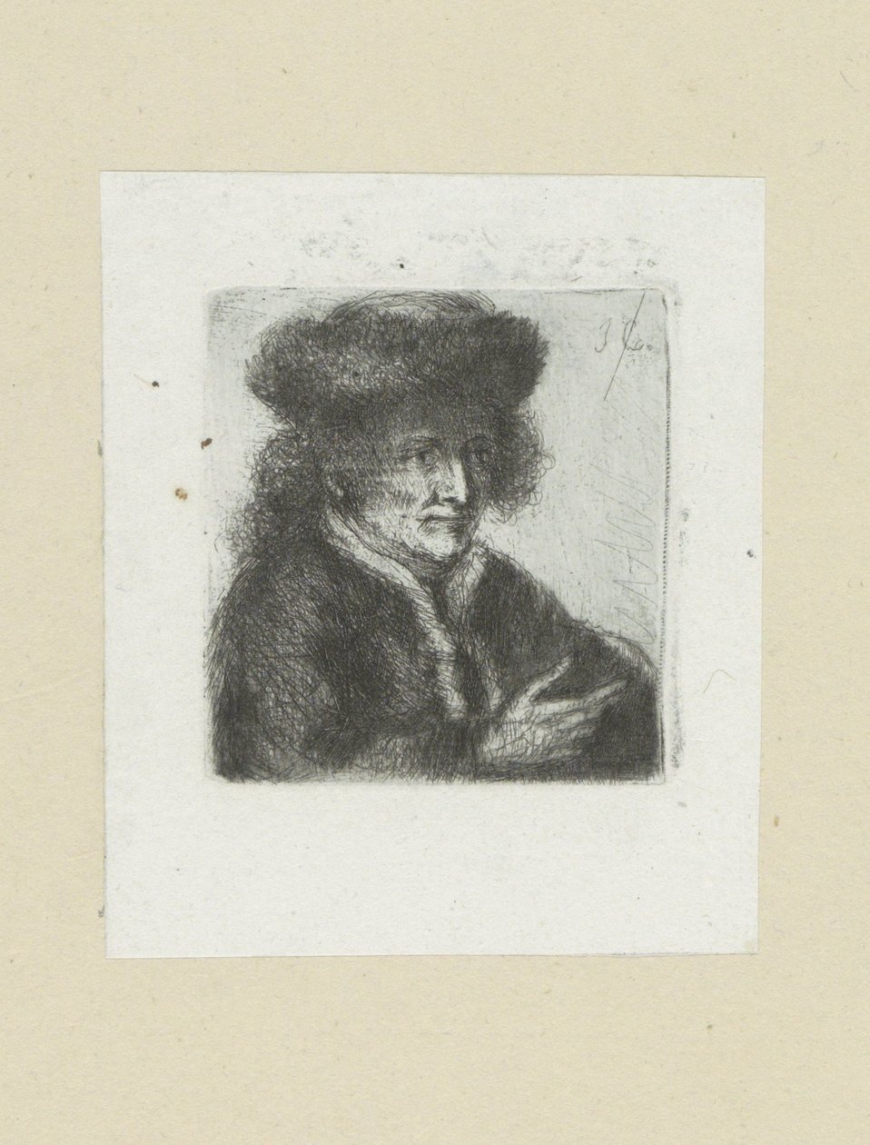 Uomo adulto con cappello di pelliccia da Jan Chalon