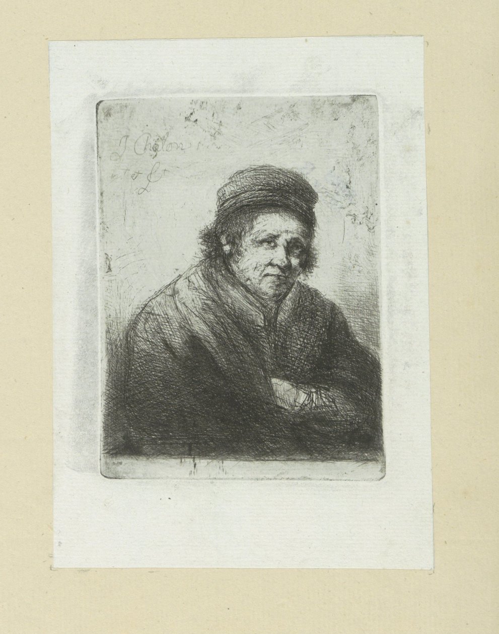 Uomo adulto, verso destra da Jan Chalon