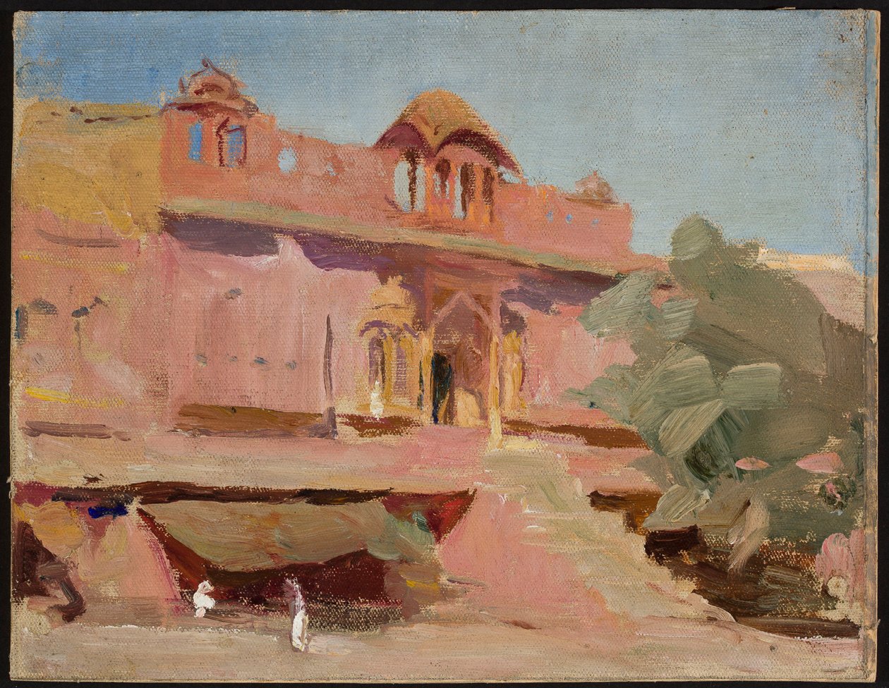 Jaipur - edifici. Da un viaggio in India da Jan Ciągliński